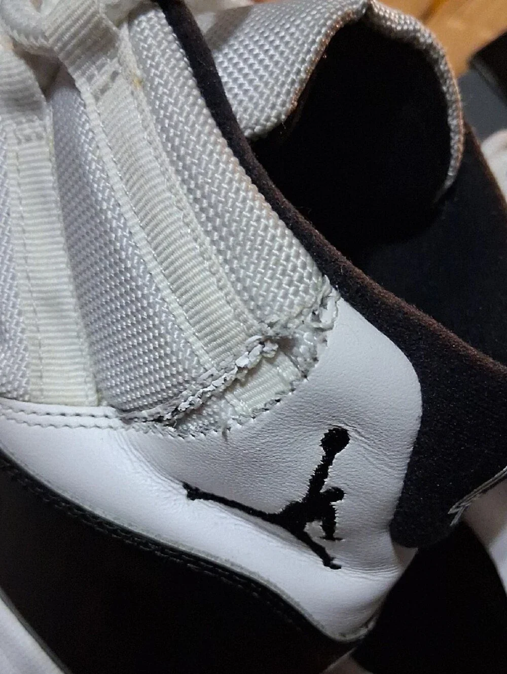 Jordan Men’s Black/White High-Top Sneakers